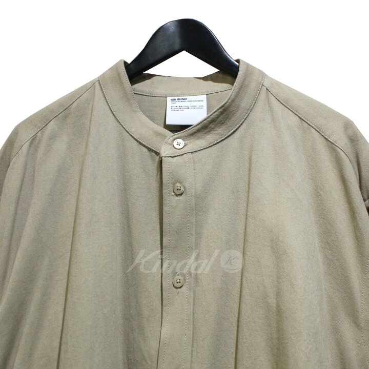 楽天市場】【中古】HED MAYNER22SS 3 PLEAT SHIRT ノーカラーオーバー  