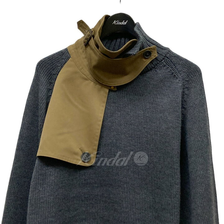 楽天市場】【中古】kolor ドッキングニット 21WCM-N01301 グレー 