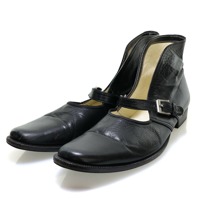 楽天市場】【中古】N．HOOLYWOOD アンクルストラップブーツ ブラック 