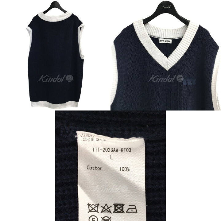 楽天市場】【中古】TTT MSW ｢New Standard Knit Vest｣ニットベスト TTT 