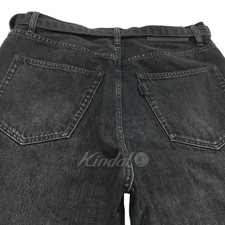 楽天市場】【中古】sacai2023SS ベルト付きデニムパンツ SCM 082 