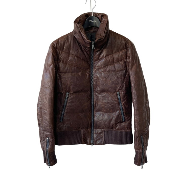 楽天市場】【中古】ISAMU KATAYAMA BACKLASH レザーダウンジャケット  