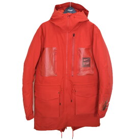 【中古】NIKE×UNDERCOVER　3-Layer Fishtail Parka インナーダウン フィッシュテールコート 2019AW レッド サイズ：M 【231123】（ナイキ×アンダーカバー）