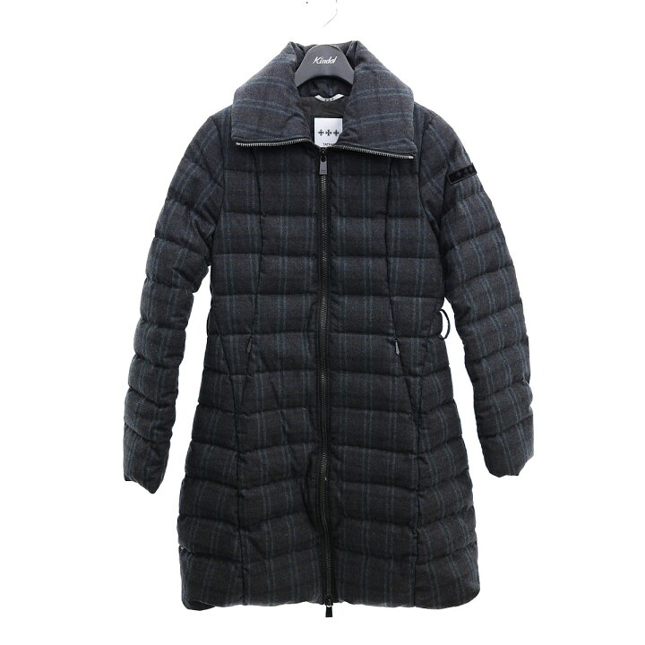 楽天市場】【中古】TATRAS カシミヤ混チェック柄ウールダウン 