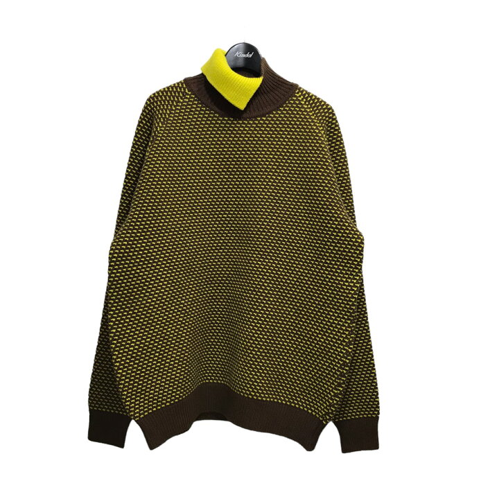 楽天市場】【中古】kolor 23AW ハイネックニット23WCM-N09305 