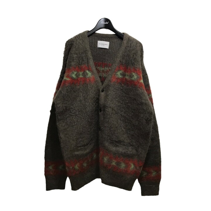 楽天市場】【中古】BLACK WEIRDOS モヘアカーディガン22AW-KN03  