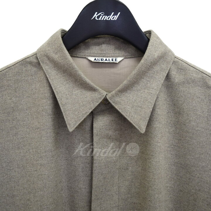 楽天市場】【中古】AURALEE WOOL FULLING FLANNEL CLOTH SHIRTS ウール 