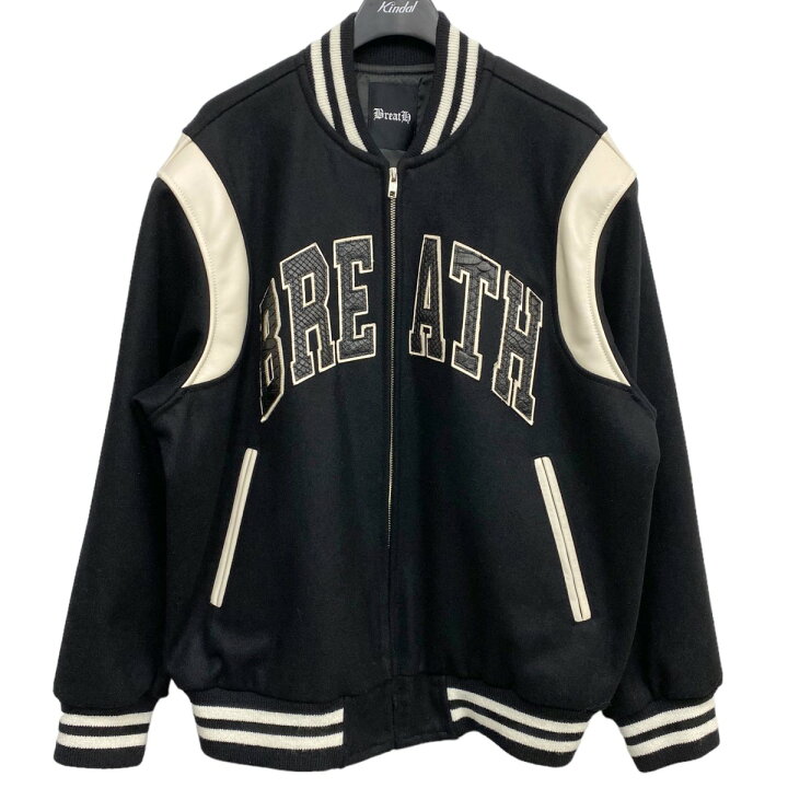 楽天市場】【中古】BREATH(BAD HOP) 22AW PYTHON STADIUM JACKET 