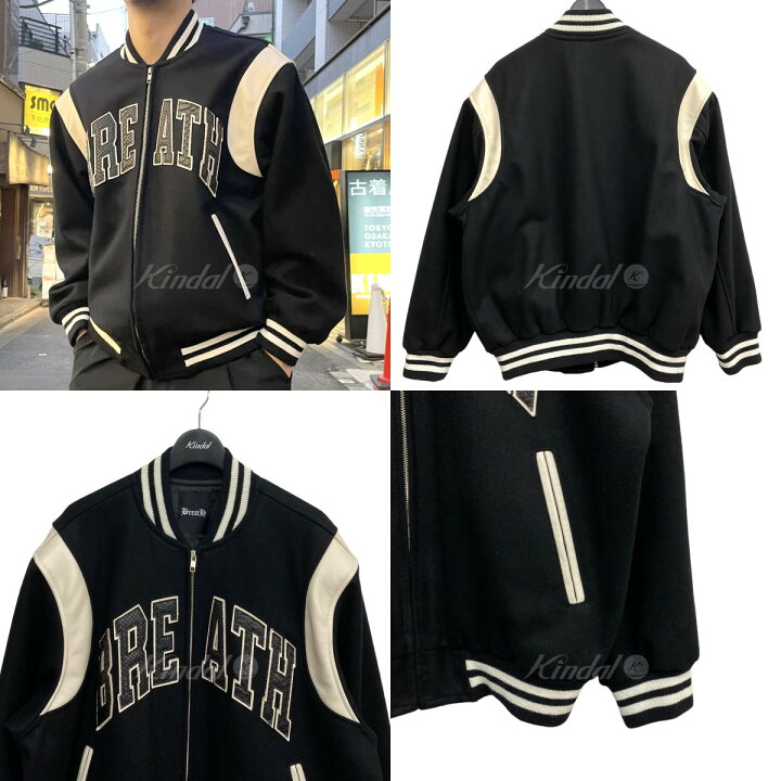 楽天市場】【中古】BREATH(BAD HOP) 22AW PYTHON STADIUM JACKET 