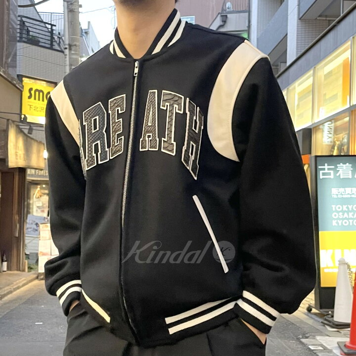 楽天市場】【中古】BREATH(BAD HOP) 22AW PYTHON STADIUM JACKET 