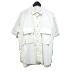 【中古】sacai　23SS Cotton Polin Shirt コットンポプリン シャツ ホワイト サイズ：2 【241123】（サカイ）