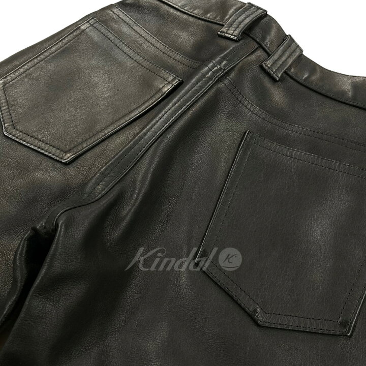 楽天市場】【中古】blackmeans×Edition レザーパンツ ブラック サイズ  