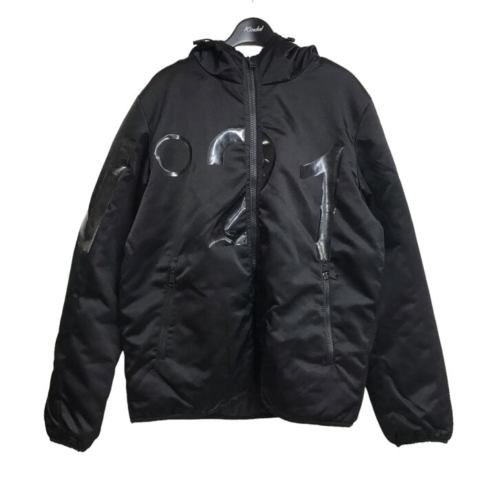 楽天市場】【中古】N°21 ロゴプリント中綿ジャケット ブラック サイズ 