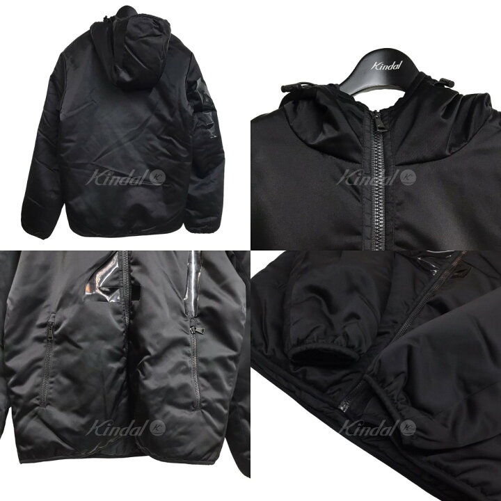 楽天市場】【中古】N°21 ロゴプリント中綿ジャケット ブラック サイズ 