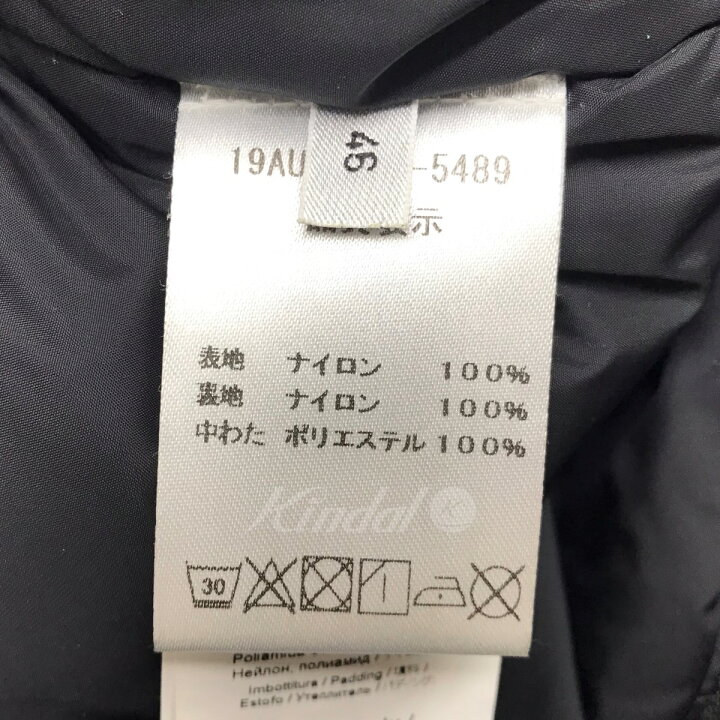楽天市場】【中古】N°21 ロゴプリント中綿ジャケット ブラック サイズ 