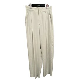 【中古】6(ROKU) BEAUTY＆YOUTH｢GEORGETTE TUCK PANTS｣スラックスパンツ ミントグリーン サイズ：38【価格見直し】