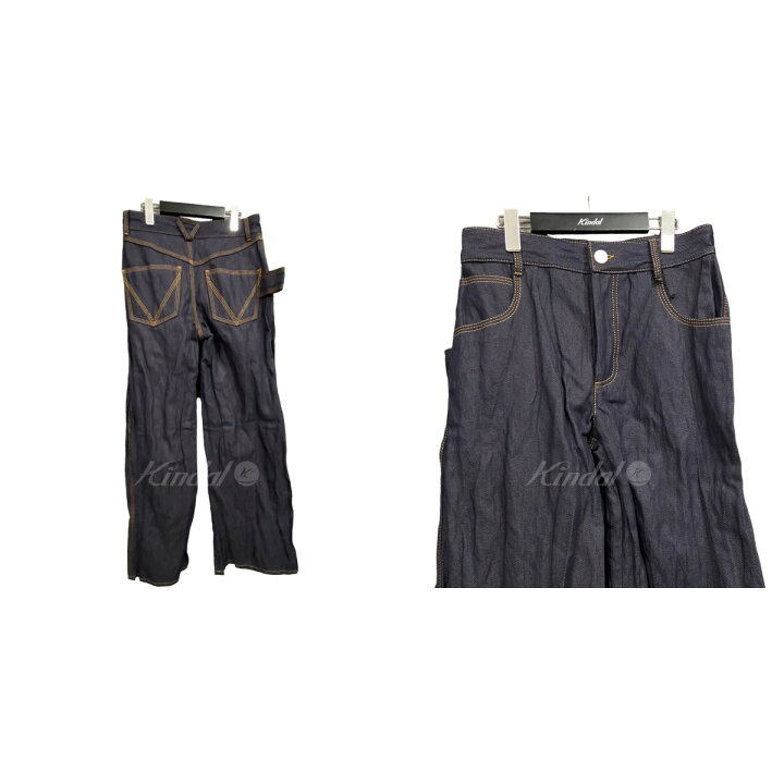 楽天市場】【中古】BOTTEGA VENETA ｢Metal Denim Twill Trousers｣シワ 