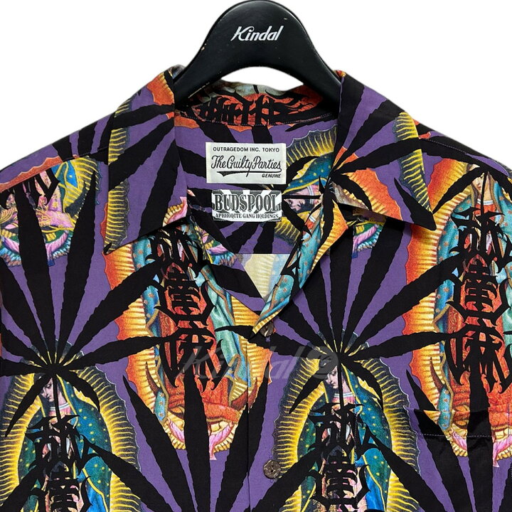 楽天市場】【中古】WACKO MARIA BUDSPOOL 舐達磨 HAWAIIAN SHIRT TYPE 