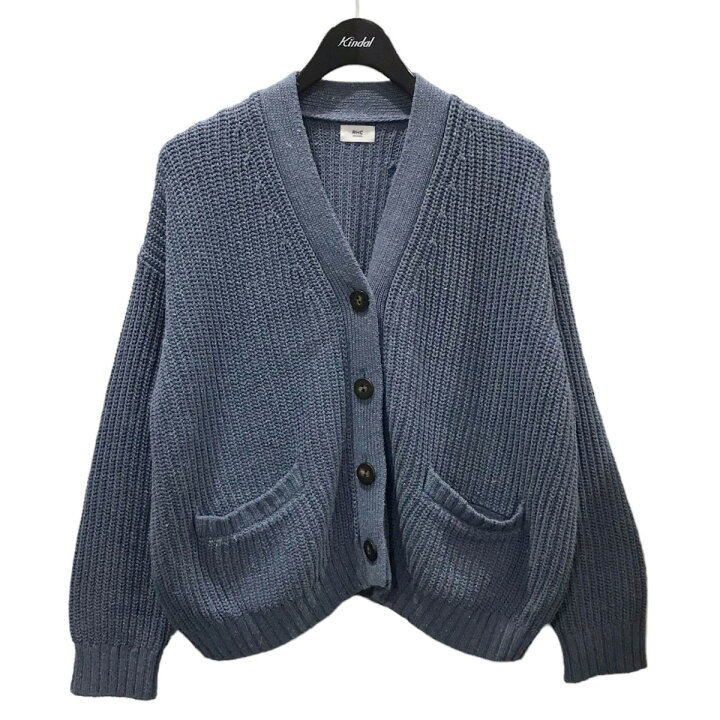 楽天市場】【中古】RHC Ron Herman Vネックニットカーディガン ブルー  