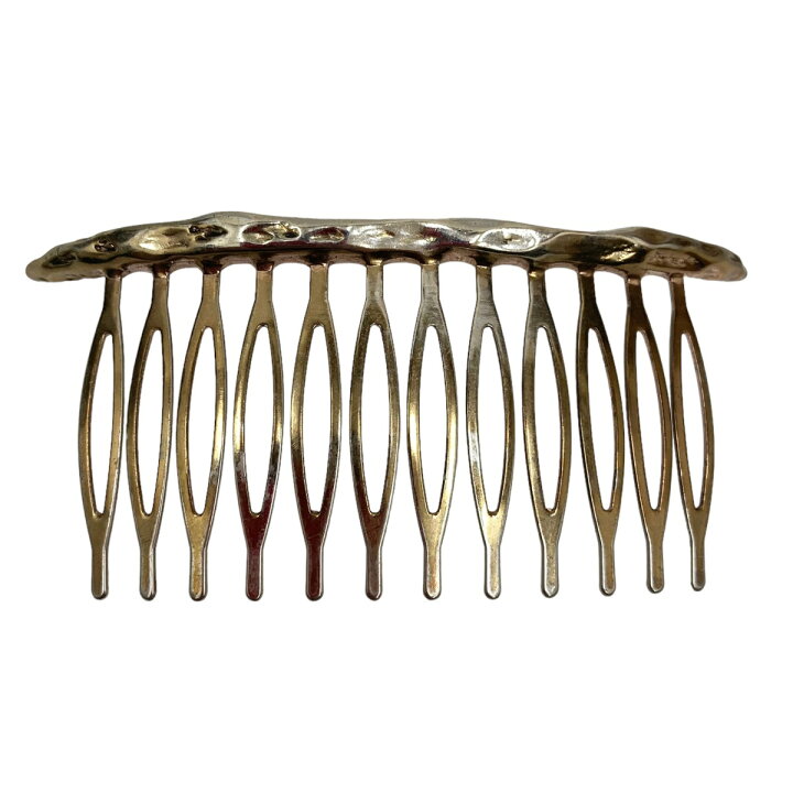 楽天市場】【中古】PLUIE クレセントコーム ヘアアクセサリー ゴールド  