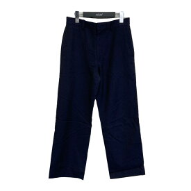 【中古】SASQUATCHfabrix．2020AW 「STRAIGHT SILHOUETTE SLACKS」 ストレートスラックス ネイビー サイズ：S【価格見直し】