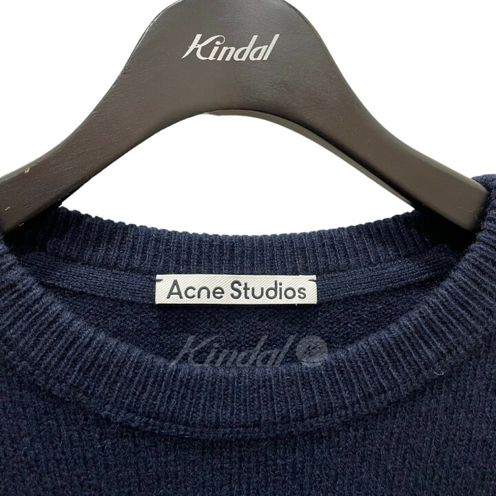 楽天市場】【中古】ACNE STUDIOS カシミヤ混ニット ネイビー サイズ：M 