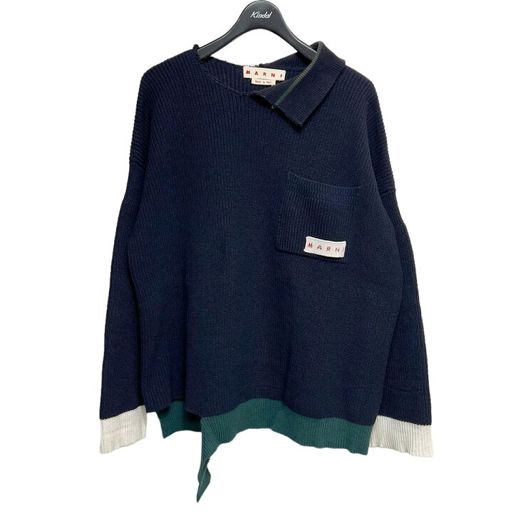 楽天市場】【中古】MARNI 2022AW アシンメトリーネックデストロイ 