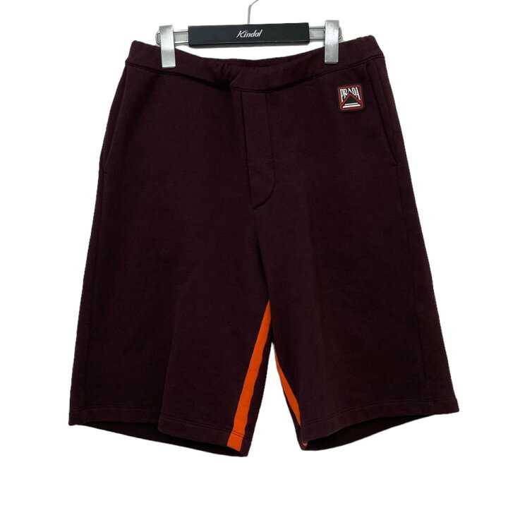 楽天市場】【中古】PRADA ラバーパッチ スウェットハーフパンツ UJP117 