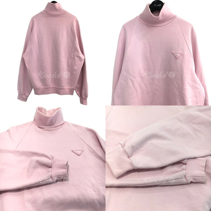 楽天市場】【中古】PRADAタートルネックスウェット UJL106 ピンク  