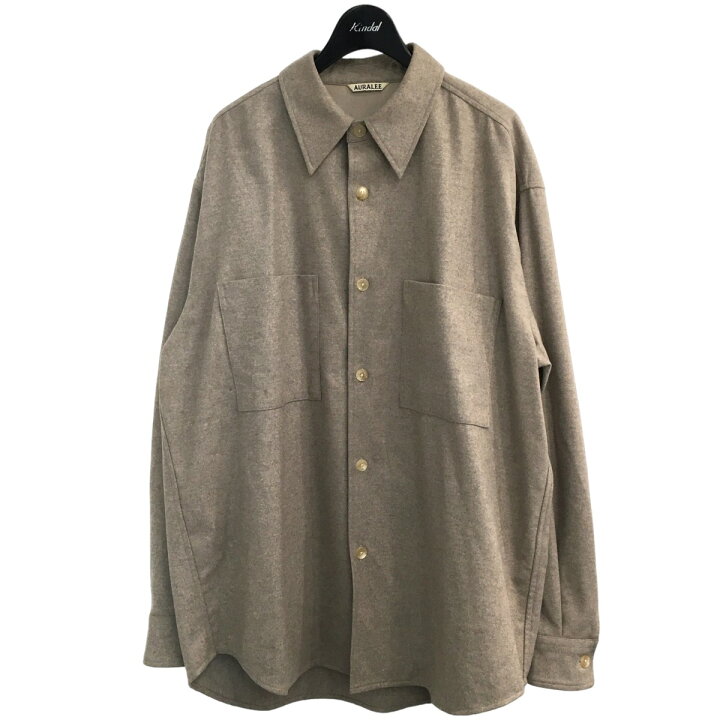 楽天市場】【中古】AURALEE ｢WOOL FULLING FLANNEL｣ウールシャツ 