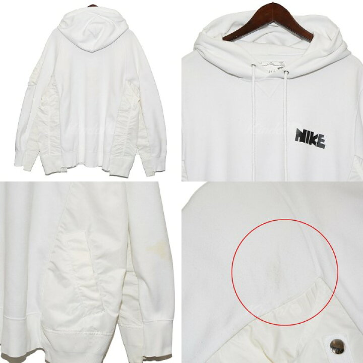 楽天市場】【中古】sacai×NIKE 2020AW NRG HOODY ドッキングプル 