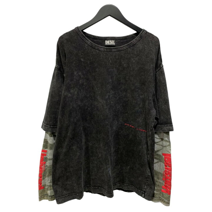 DIESEL ディーゼル【XL】T-Schul レイヤード カットソー Tシャツ
