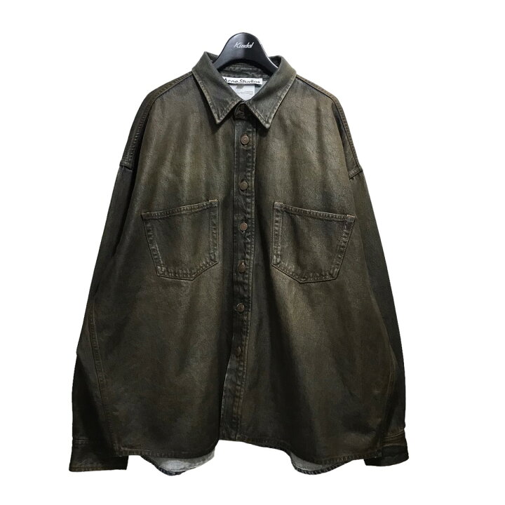 楽天市場】【中古】ACNE STUDIOS 23AW コーティングボタンアップデニム 