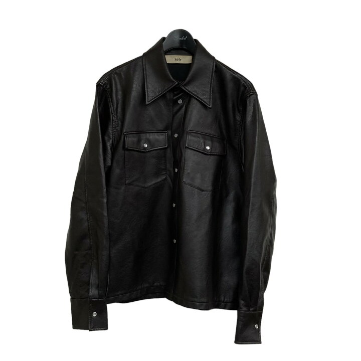 楽天市場】【中古】SEFR フェイクレザージャケット ブラウン サイズ：L 
