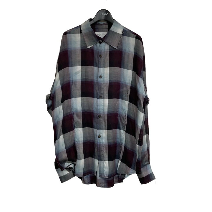 楽天市場】【中古】UNUSED×SUGARHILL2022SS 「Ombre check shirt 