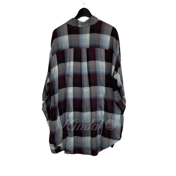楽天市場】【中古】UNUSED×SUGARHILL2022SS 「Ombre check shirt 