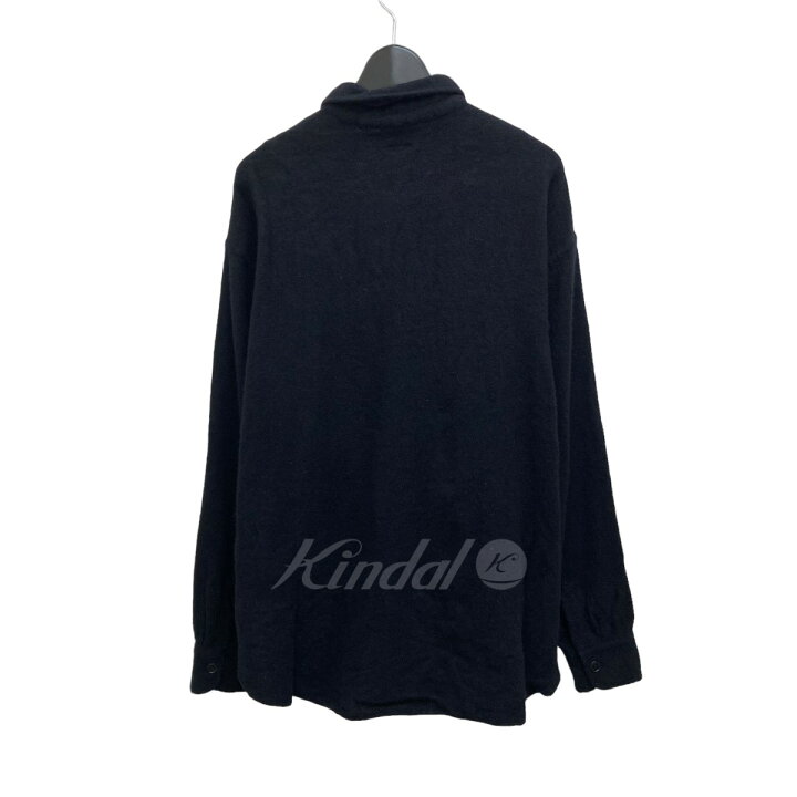 楽天市場】【中古】COMOLI 22AW／縮絨ウール ハーフジップシャツ W03 
