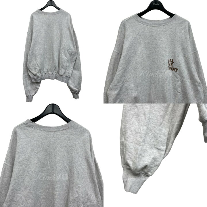 楽天市場】【中古】AWW｜ALL WE WANT スウェット グレー サイズ 
