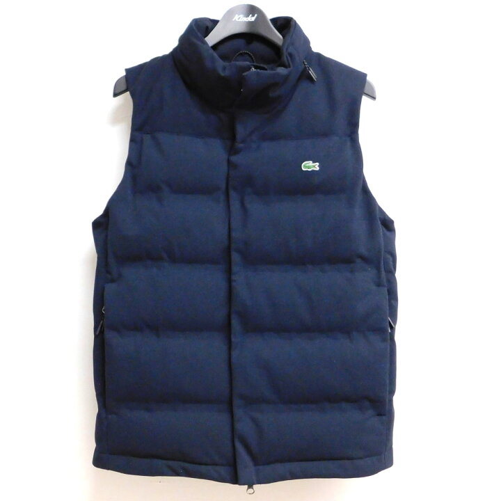 楽天市場】【中古】LACOSTE ピケダウンベスト ネイビー サイズ：US S 