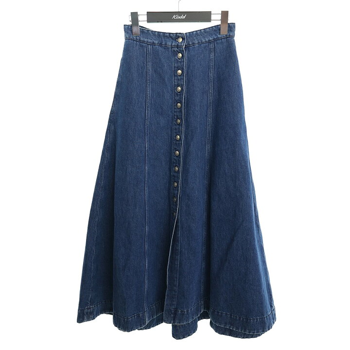 楽天市場】【中古】ACNE STUDIOS フロントボタンデニムマキシスカート 
