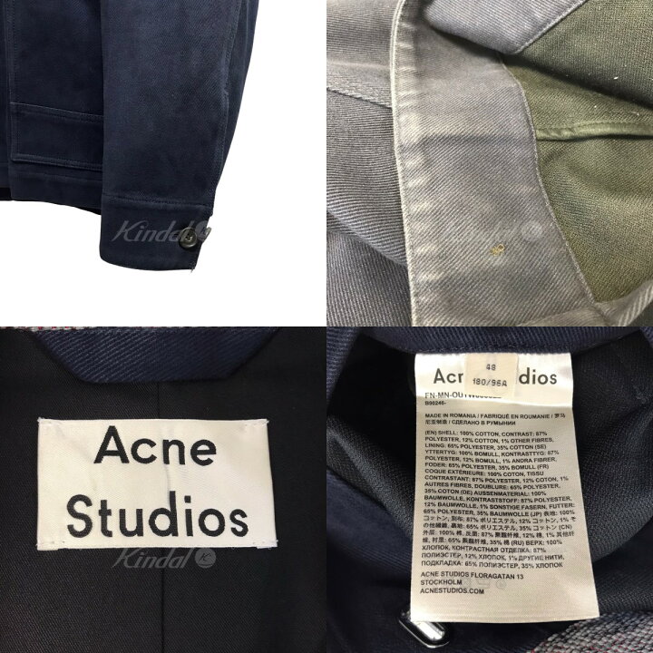 楽天市場】【中古】ACNE STUDIOS ｢Cotton Twill Chore Jacket｣コットン  