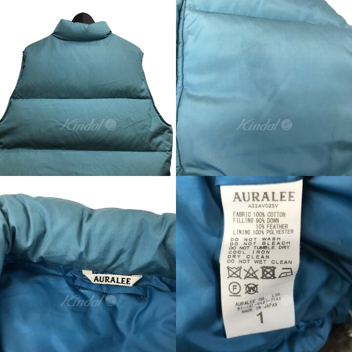 楽天市場】【中古】AURALEE22AW｢SUVIN HIGH COUNT CLOTH DOWN VEST 