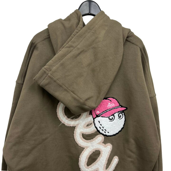 楽天市場】【中古】WIND AND SEA × MALBON GOLF パーカー ブラウン 