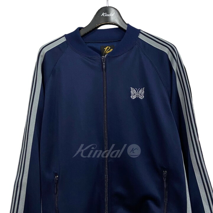 楽天市場】【中古】Needles×JEANS FACTORYトラックジャケット ネイビー 