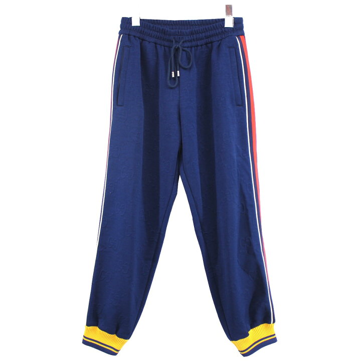 楽天市場】【中古】GUCCI22AW GG Jacquard Jersey Jogging Pant ロゴ 