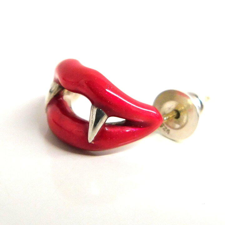 楽天市場】【中古】GOTHIC YOHJI YAMAMOTO バンパイヤピアス レッド 