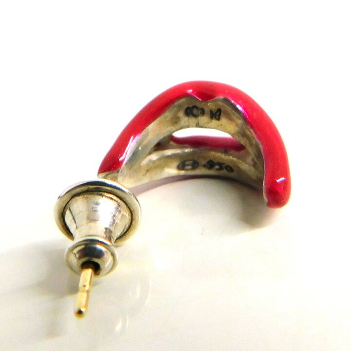 楽天市場】【中古】GOTHIC YOHJI YAMAMOTO バンパイヤピアス レッド 