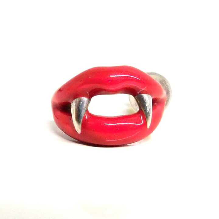 楽天市場】【中古】GOTHIC YOHJI YAMAMOTO バンパイヤピアス レッド 