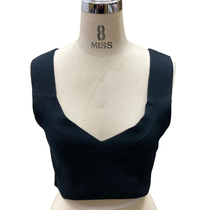 楽天市場】【中古】HYKE 23AW ｢C／C KNIT THERMAL BUSTIER TOP 