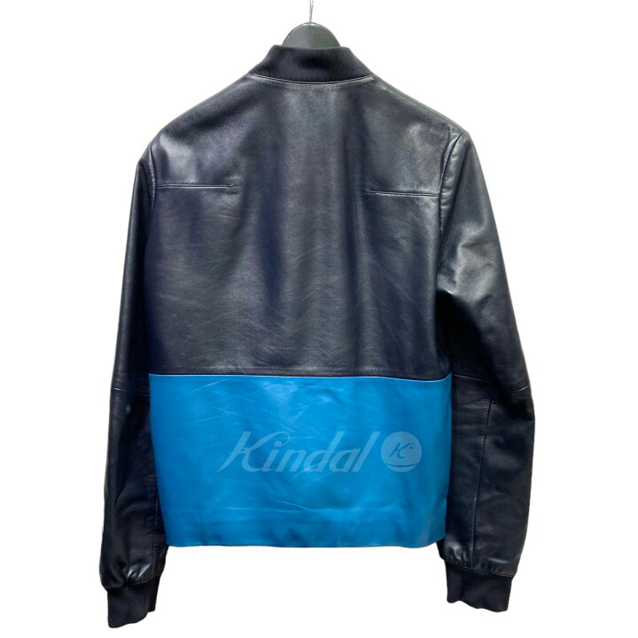 楽天市場】【中古】Dior Hommeレザージャケット 663L426Z0232 ネイビー  
